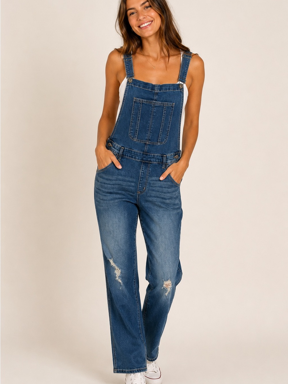 Kancan denim overalls XL
